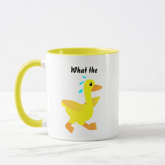 Taza ¿Qué hace el pato? (Izquierda)