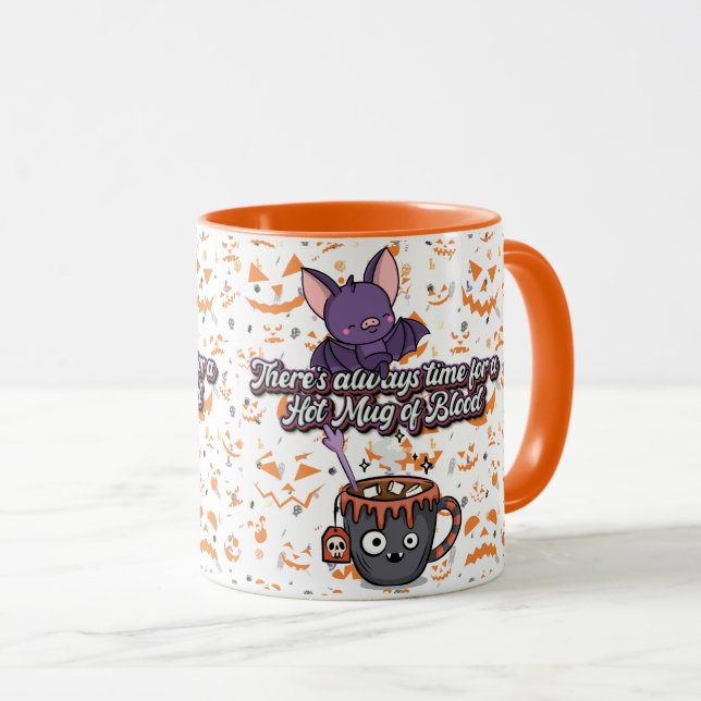 Taza ¡Qué Halloween! 👻 (Anverso derecho)