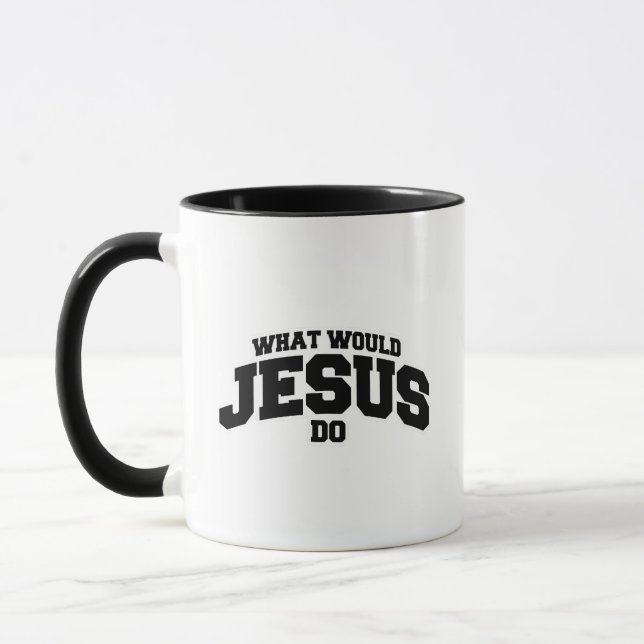 Taza Qué haría Jesus (Izquierda)