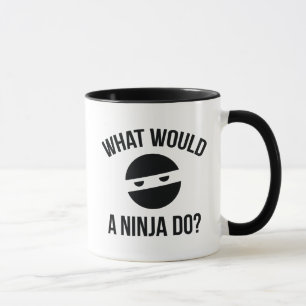 Taza ¿Qué Haría Un Ninja?