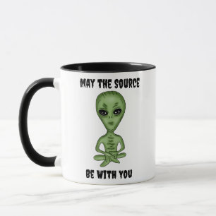 Taza Que la fuente esté contigo   Alien Extra Terrest