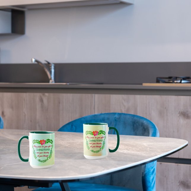 TAZA QUE LA PAZ SEA TU REGALO A LOS NAVIDADES (Subido por el creador)