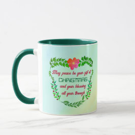 TAZA QUE LA PAZ SEA TU REGALO A LOS NAVIDADES