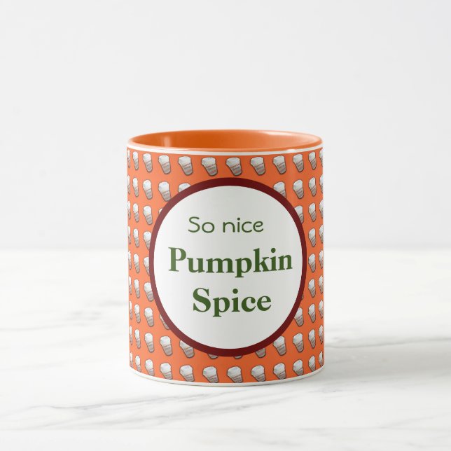 Taza Qué lindo picazón de calabaza (Centro)