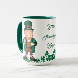 Taza Que Los Shenanigans Empiecen El Atrapado De Las Le
