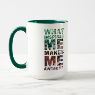 Taza Qué me inspira me hace 2 impresionantes
