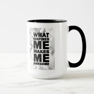 Taza Qué me inspira me hace impresionante
