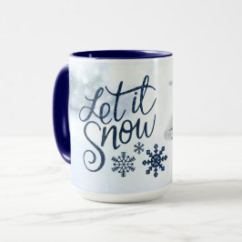 Taza Que Nieva a Snowman Gran Mug