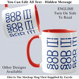 Taza ¡Que se Vaya! Mensaje Oculto Inglaterra Inglés 150