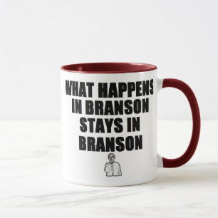 Taza Qué sucede en las estancias de Branson en Branson