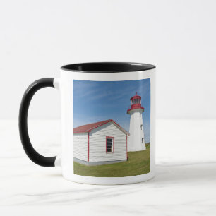 Taza Quebec, Canadá. Faro de Cap D'Espoir.