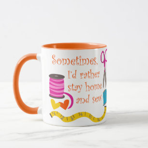 Taza Quédese en casa y ver