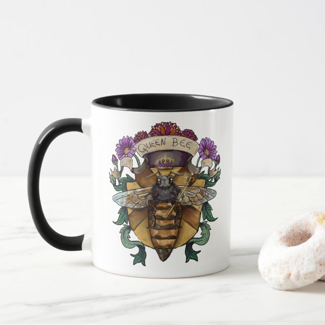 Taza Queen Bee Royal (Con donut)