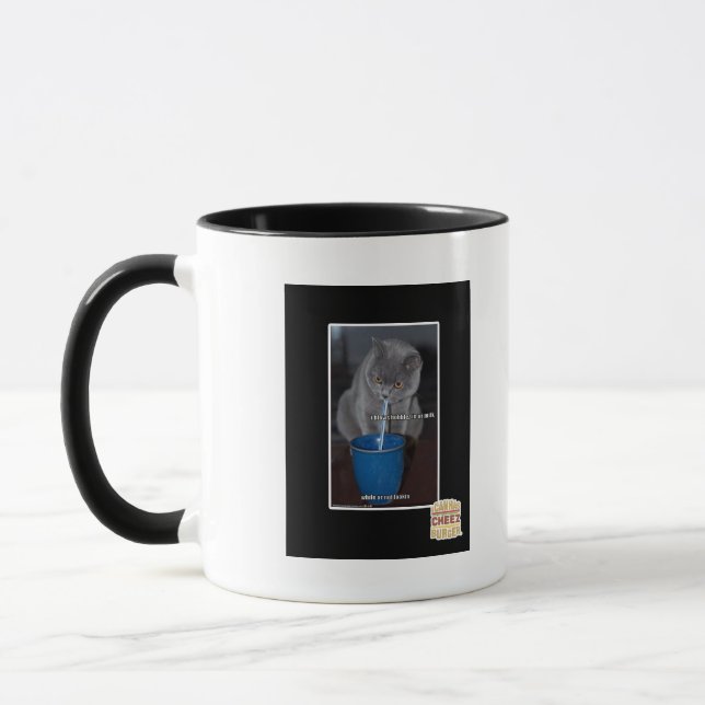 Taza Quema burbujas en tu leche (Izquierda)