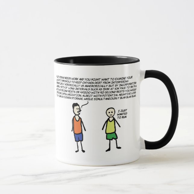 Taza Quería correr (Derecha)