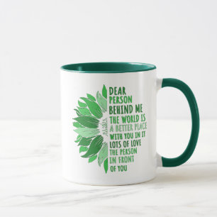 Taza Querida persona detrás de mí Mug