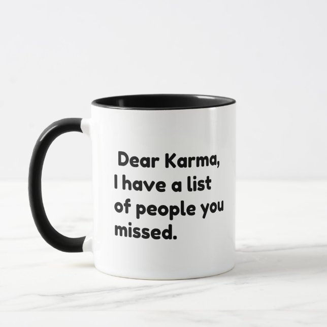 Taza Querido Karma (Izquierda)