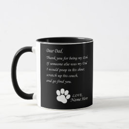 Taza Querido Padre, Gracias Por Ser Mi Padre