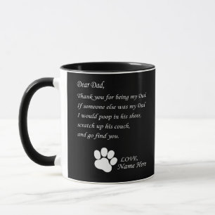 Taza Querido Padre, Gracias Por Ser Mi Padre