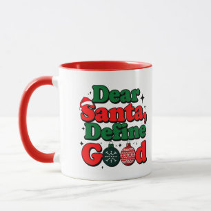 Taza Querido Papá Noel, Haz que mi deseo se vuelva verd