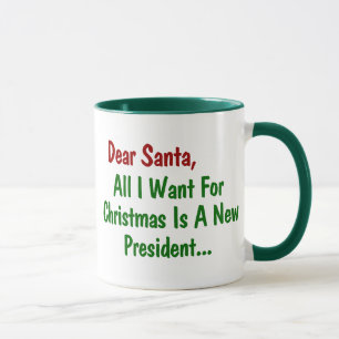 Taza Querido Papá Noel, todo lo que quiero para Navidad