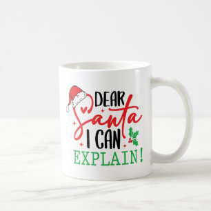 Taza Querido Santa – Taza de café divertida para N