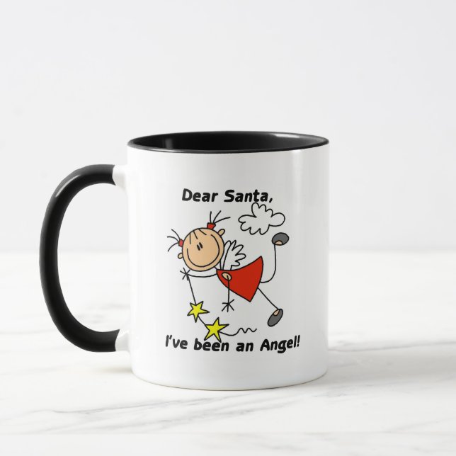 Taza Queridos Navidades de Santa Claus: camisetas y reg (Izquierda)