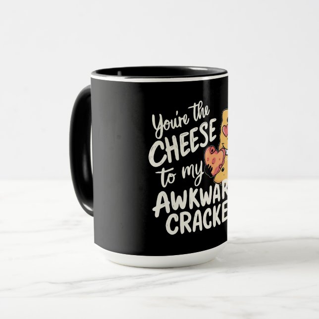 Taza Queso a mi incómodo | Divertido y lindo San Valent (Anverso izquierdo)