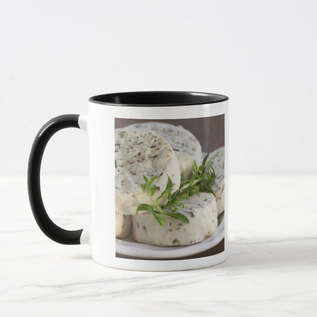 Taza Queso de cabra francés - chèvre - con hierbas en u (Izquierda)