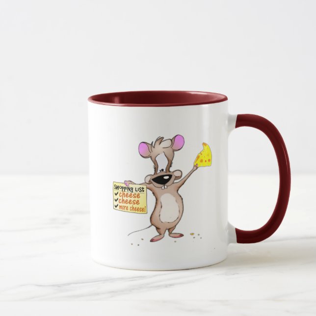 Taza Queso, queso, más queso (Derecha)