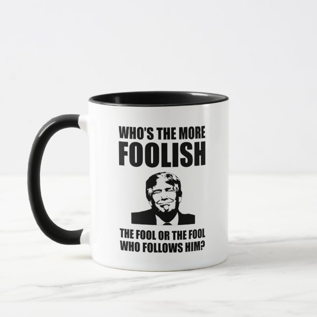 Taza ¿Quién es el más tonto anti-Trump? (Izquierda)