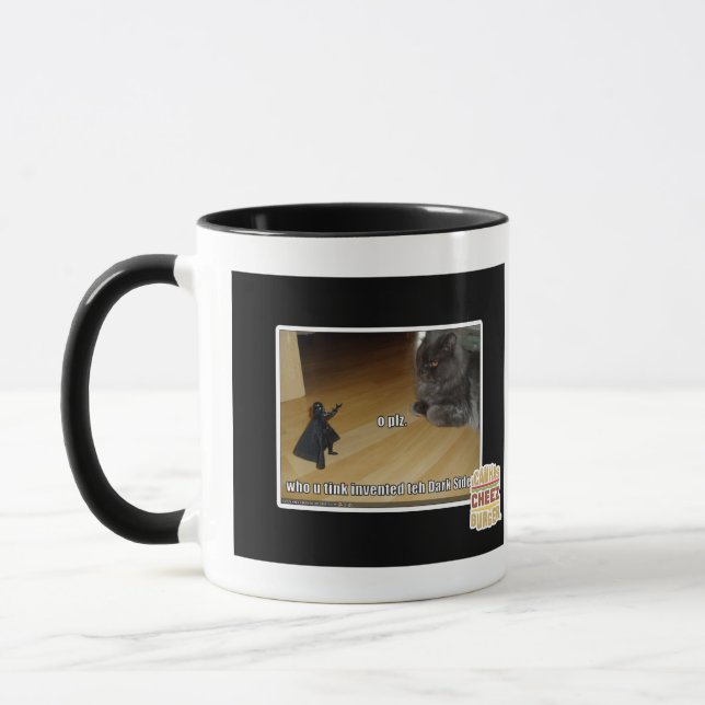 Taza ¿Quién inventó el lado oscuro? (Izquierda)