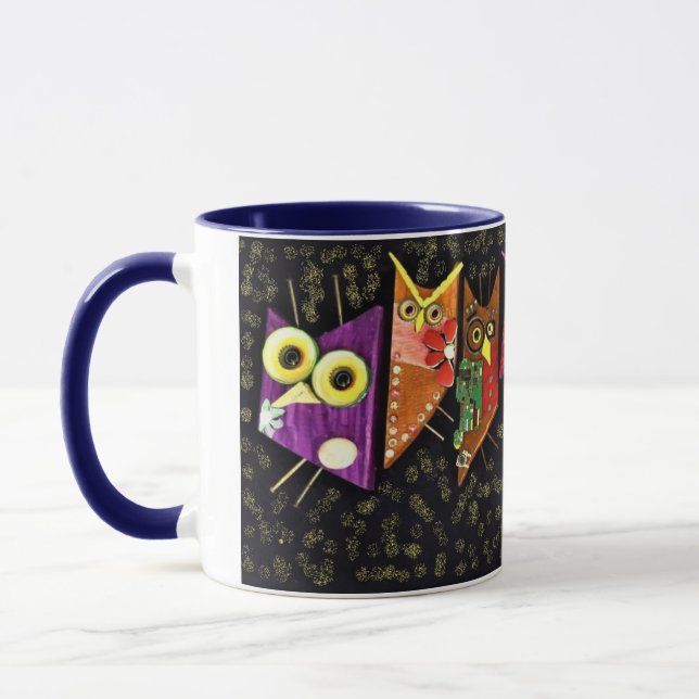 Taza ¿Quién necesita café? Mug de dos tonos (Izquierda)