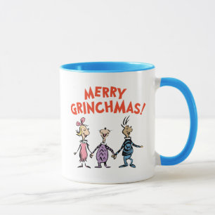 Taza Quienes se dan la mano Feliz Grinchmas