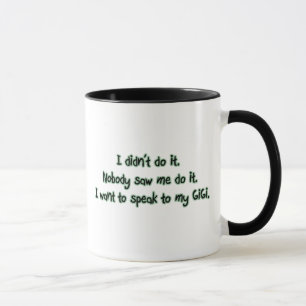 Taza Quiera hablar a GiGi