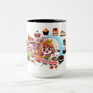 Taza Quieres comer pastel de chocolate