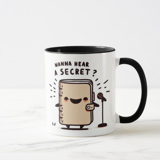 Taza ¿Quieres oír un secreto? Equipo portátil Standup C (Derecha)