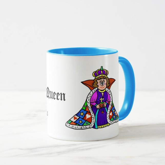 Taza Quilling Queen Mug - Personalizar con nombre (Anverso derecho)