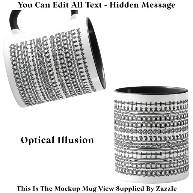 Taza Quilting Addict Hidden Message Funny Novedad 111B (Subido por el creador)