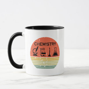 Taza Química de la puesta de sol vintage 