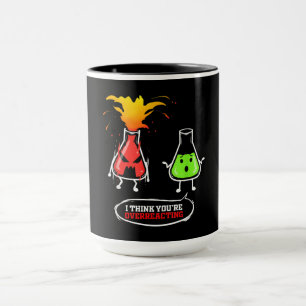 Taza Química Química Laboratorio Químico Que Reaccionan