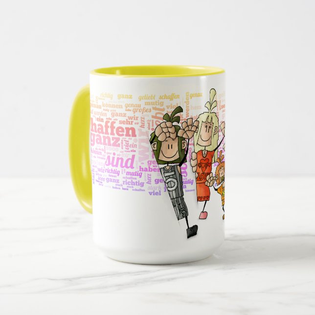 Taza Quinn, Rona, Tida & Ugo - Geschwister /  (Anverso izquierdo)