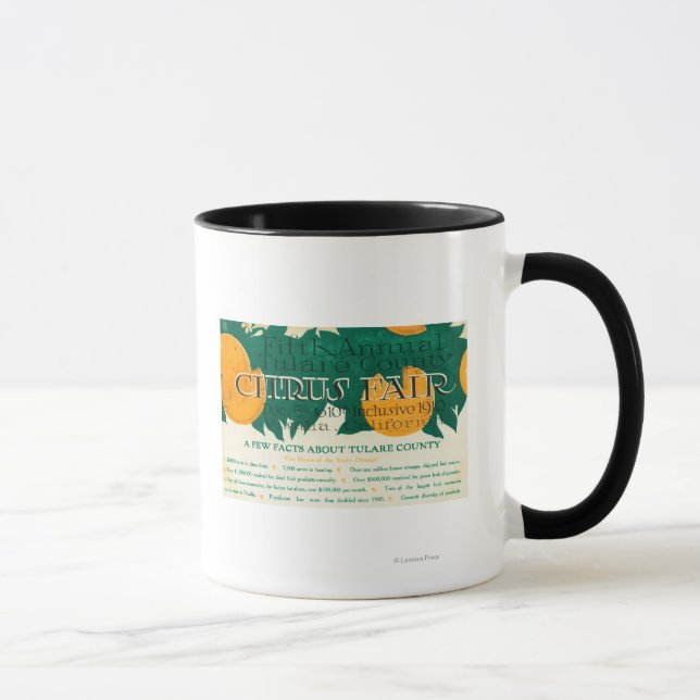 Taza Quinta Promoción Anual de la Feria de Cítricos del (Derecha)