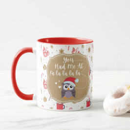 Taza Quirky Owl Holiday Mug