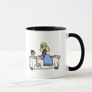 Taza Quiropráctico femenino o mug masseuse