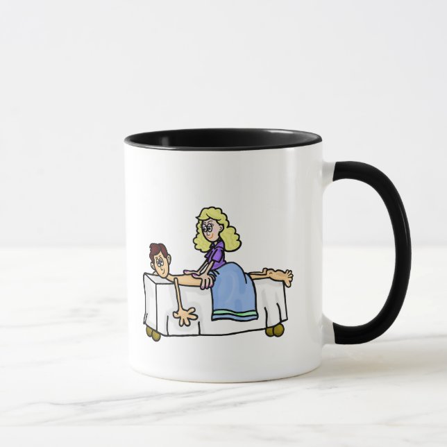 Taza Quiropráctico femenino o mug masseuse (Derecha)