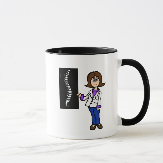Taza Quiropráctico femenino o pulverizador espinal (Derecha)