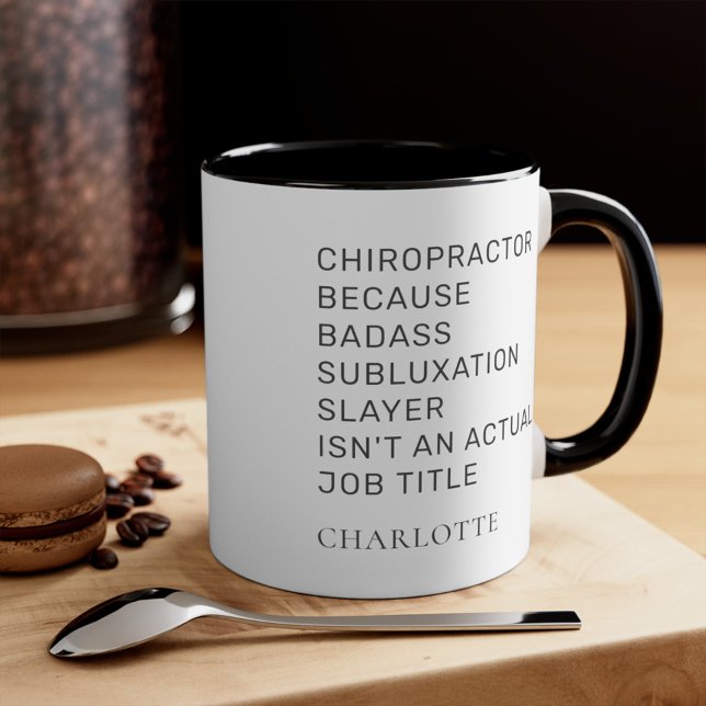 Taza Quiropráctico porque Personalizado de capa de subl (Subido por el creador)