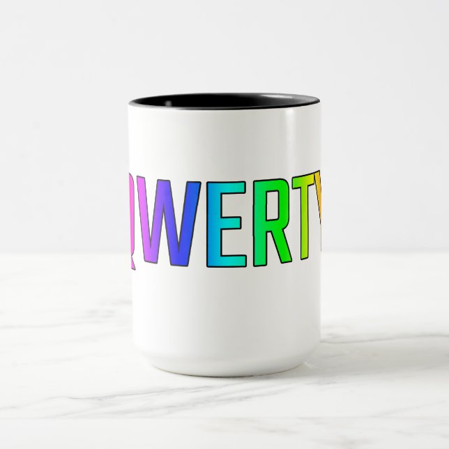 TAZA QWERTY (Centro)