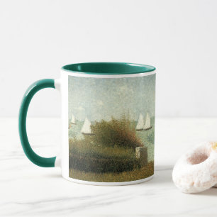 Taza Rade de Grandcamp de Georges Seurat, Arte Antiguo
